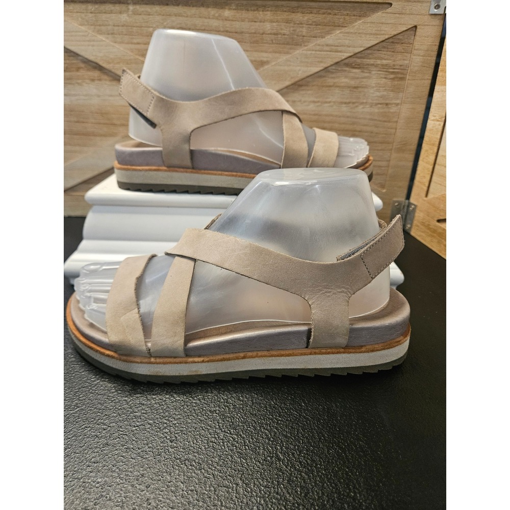 Merrell Sandals Womens 6 Beige Juno Suede Slingback Boho Minimalist J001114 #630